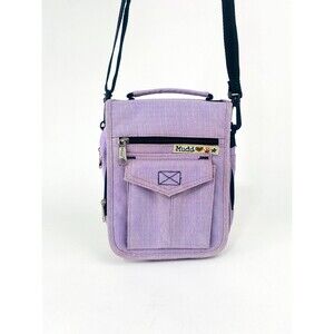 Vintage 90s/Y2k Mudd Crossbody Light Purple Multiple Pockets Adjustable Strap